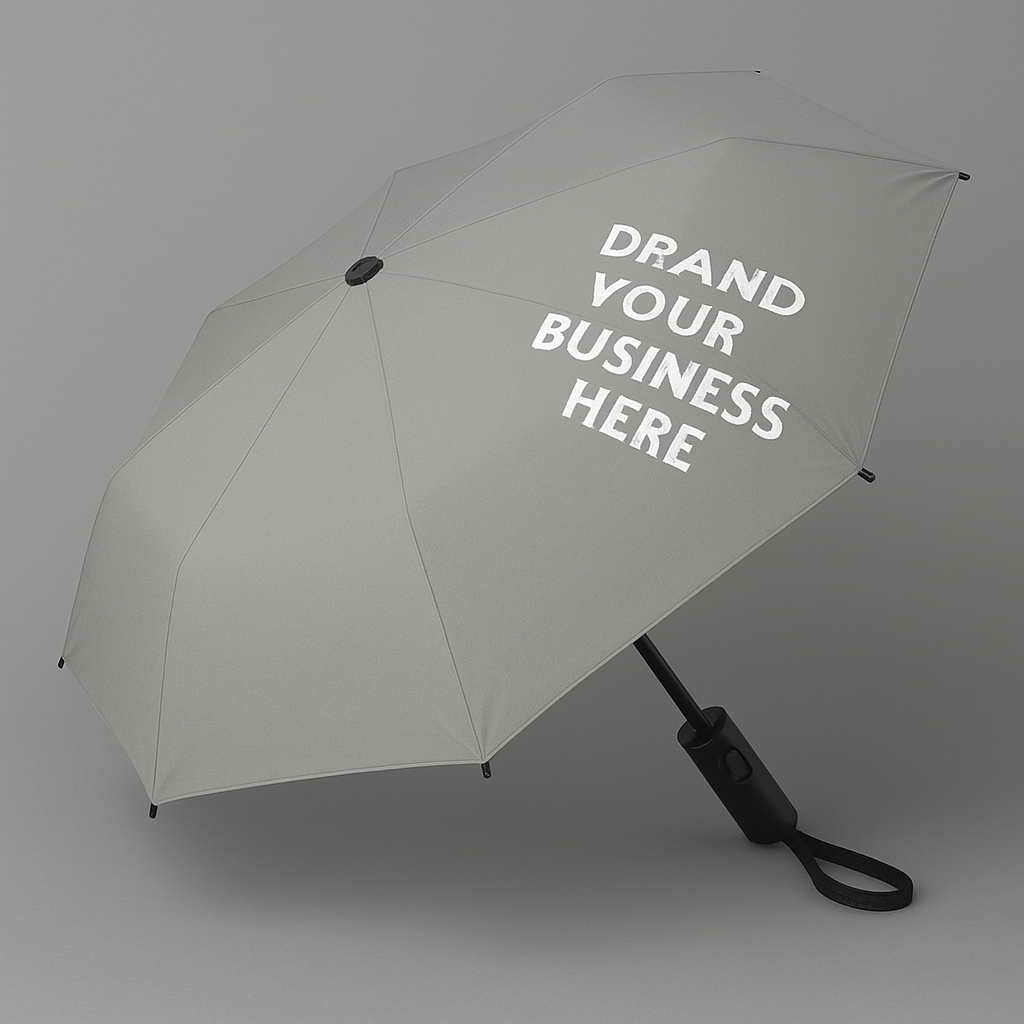 Custom Logo Umbrella – Long & Foldable Options